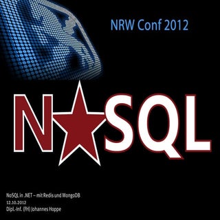 2012-10-12 - NoSQL in .NET - mit Re...