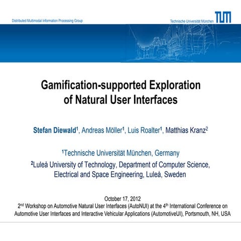 Gamification-supported Exploration of Natural User Interfaces