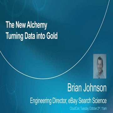 The New Alchemy Turning Data into Gold