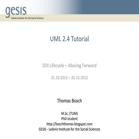 2012.10 - DDI Lifecycle - Moving Forward - 2