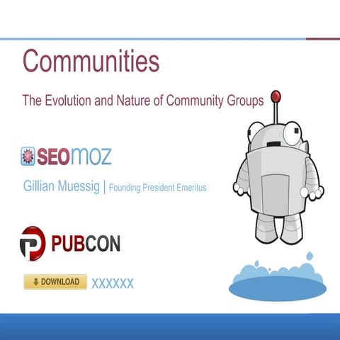 2012 10 pubcon Nature of Social Communities