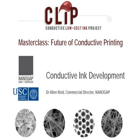 2012 11-27-masterclass-conductive-inks-nanogap | PDF