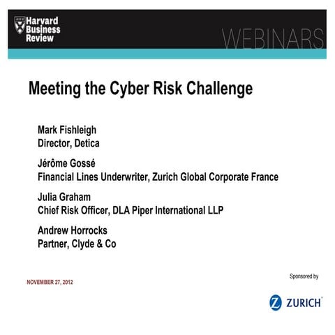 Meeting the cyber risk challenge