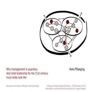 Why management is quackery. Keynote...
