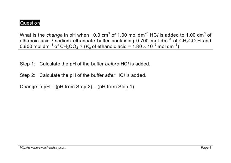 to calculate the ph of a buffer after adding a small amount of acid ch3co2h