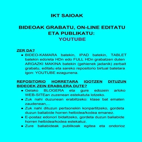2012 13.IKT SAIOAK. BIDEOAK GRABATU, EDITATU, PUBLIKATU.