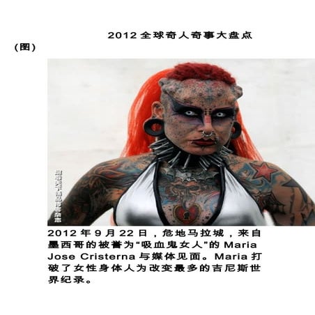 2012 全球奇人奇事