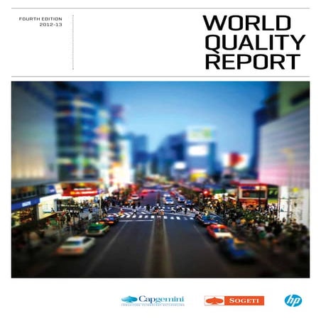 World Quality Report 2012-13
