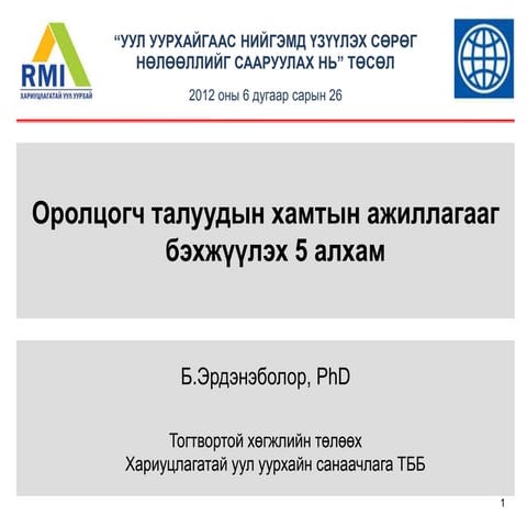 Талуудын хамтын ажиллагааг идэвхжүүлэх 5 алхам