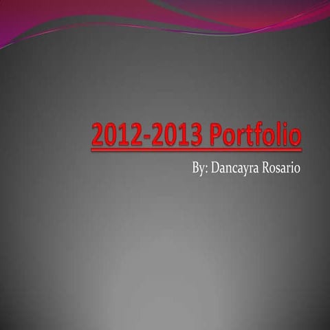 2012 2013 portfolio math! -ms.bush 2