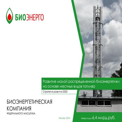 ОАО Биоэнерго_Стратегия Развития