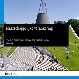 Maatschappelijke verankering a