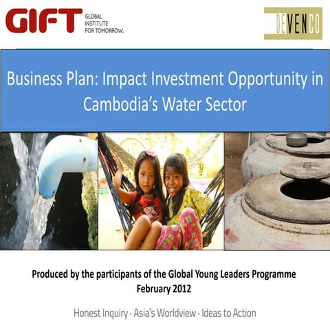 Water Infrastructure Business - Cambodia, Feb 2012