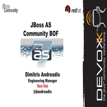 2012 Devoxx - JBossAS BOF