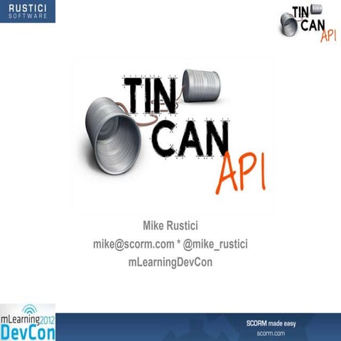 2012 mLearning DevCon – Mike Rustici