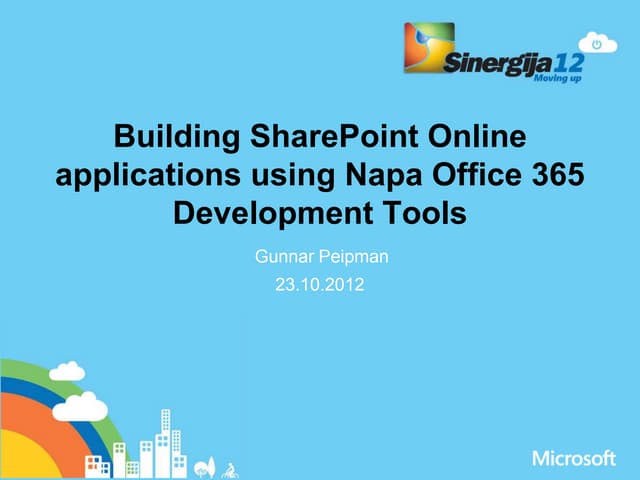 Building SharePoint Online applications using Napa Office 365 Development Tools