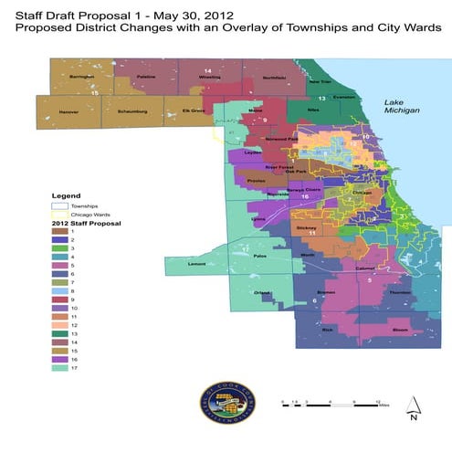 Cook County Redistricting Committee: Map of Proposed District Changes | PDF