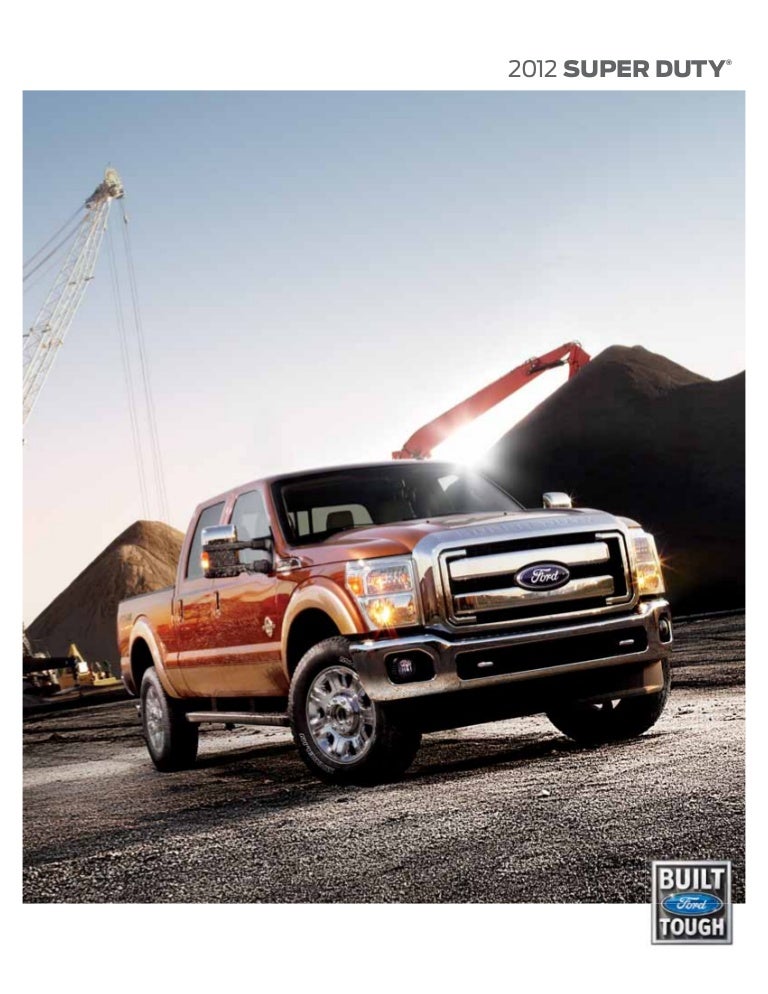2012 Ford Super Duty Brochure