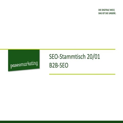 B2B SEO: Strategien, häufige Fehler und Tipps