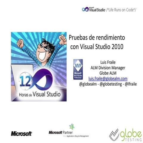 Pruebas de rendimiento con Visual Studio 2010