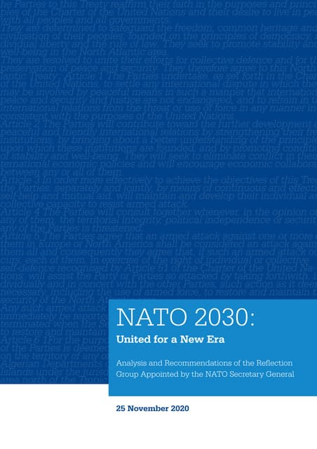 NATO | PPTX | Europe Travel | Travel Locations