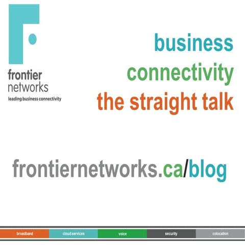 Frontier Networks Blog