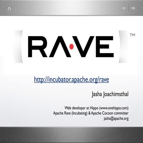 Apache Rave (Incubating) at SURFnet