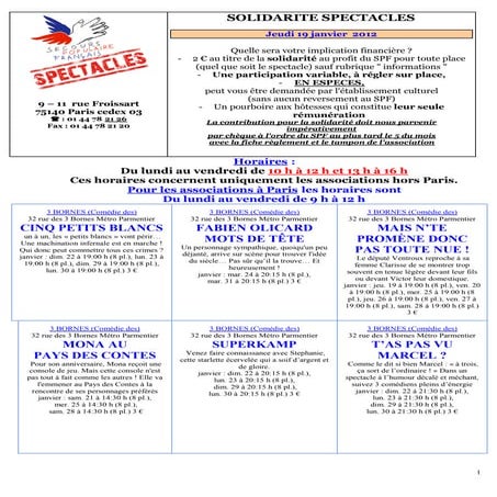 Programme Secours Populaire