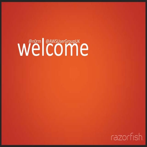 19th January 2012, AWS User Group UK, Meetup #0