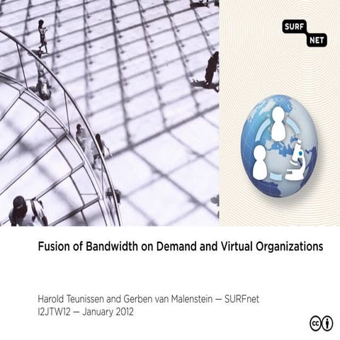 Fusion of Bandwidth on Demand and Virtual Organizations