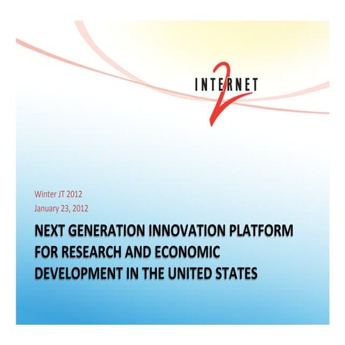 Next Generation Innovation Platform for Research and Economic Development in ...
