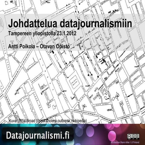 Johdattelua datajournalismiin