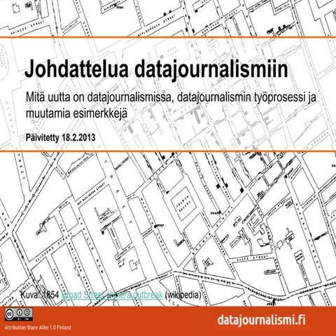 A# Johdattelua datajournalismiin