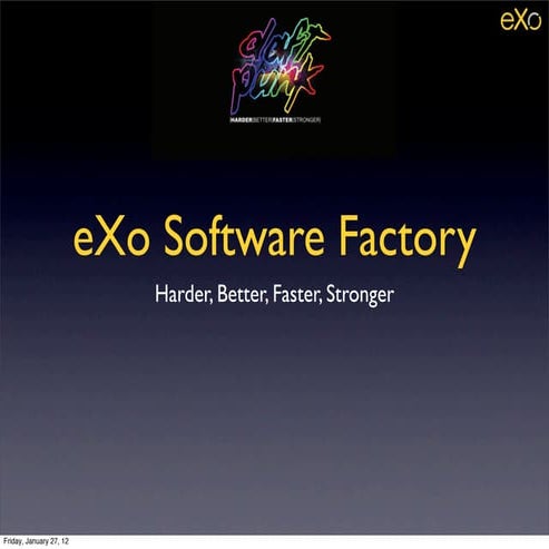 eXo Software Factory Overview