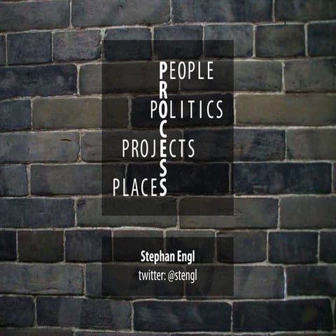 Process People Politics Projects Places
