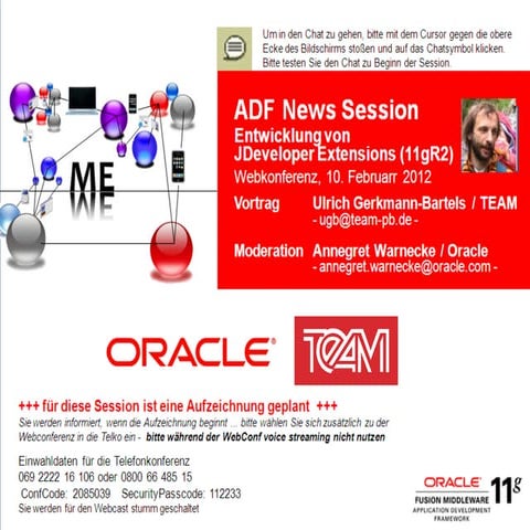 German ADF News Session: JDev 11gR2 Extension 