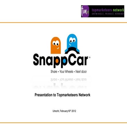 snapp car   nieuwe business modellen 