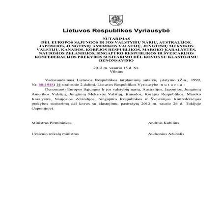 STOP ACTA teisės aktas