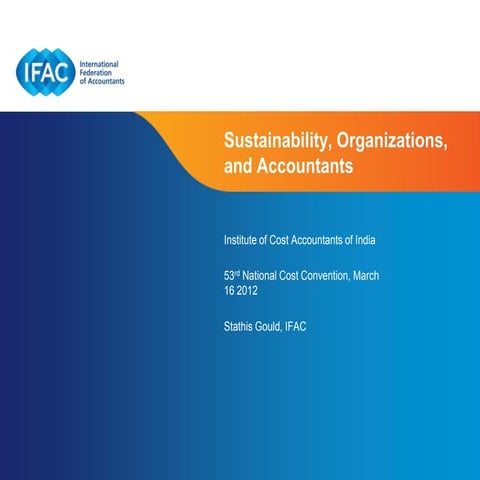 Sustainability, Organizations, and Accountants