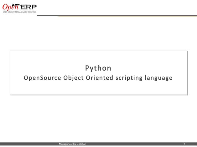 Python Workshop