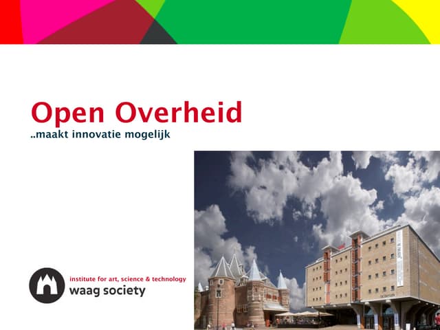Open Overheid, Open Data, Open Design