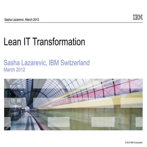 Lean IT Transformation
