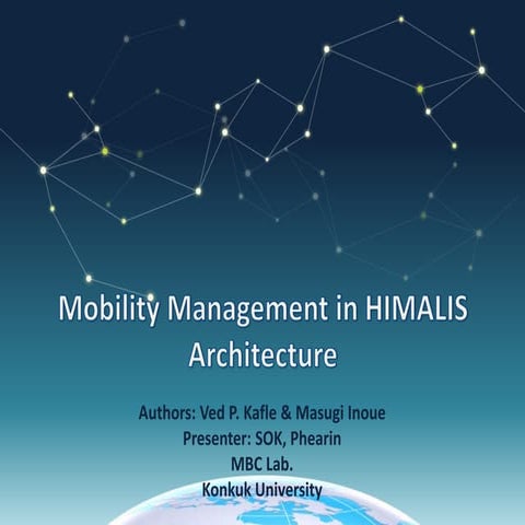 Mobility Management in HIMALIS Architecture