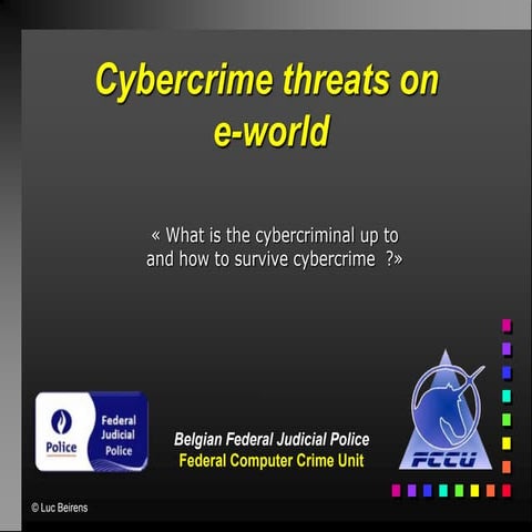 20120329 Cybercrime threats on e-world