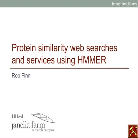 2012 Biocuration - Protein similarity searches using HMMER