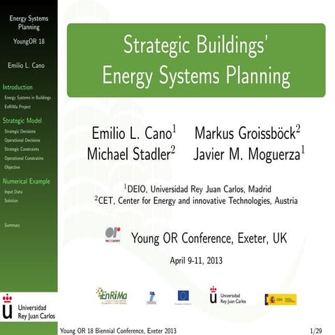 Strategic Buildings’ Energy Systems Planning