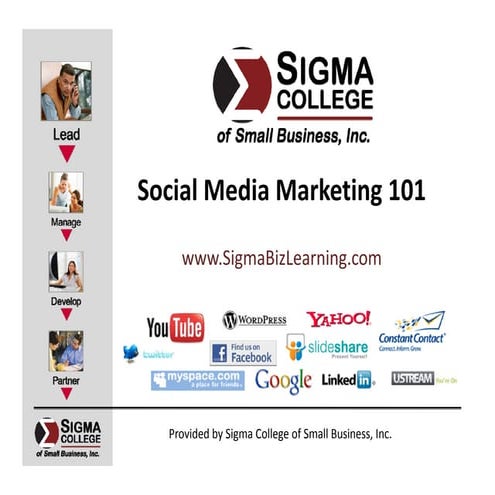 Social Media Marketing 101 - Sigma College of Small Business