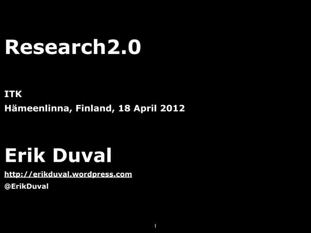 Research2.0