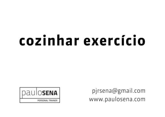 Cozinhar exercício