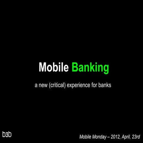 Mobile banking
